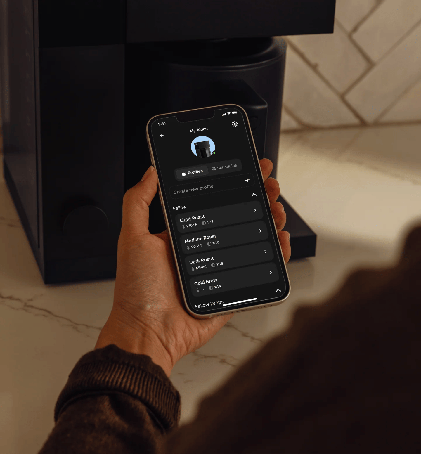 Fellow cafetera Aiden