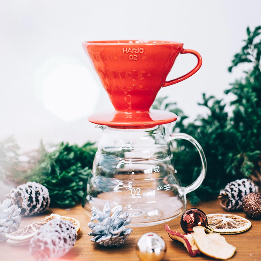 Hario V60 cerámica roja