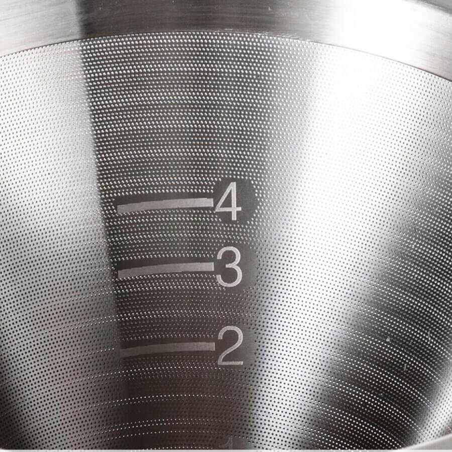 Hario V60 doble malla oro rosa