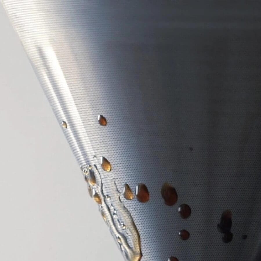 Hario V60 doble malla oro rosa