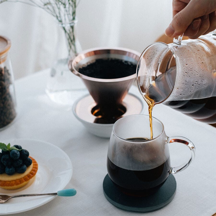 Hario V60 doble malla oro rosa