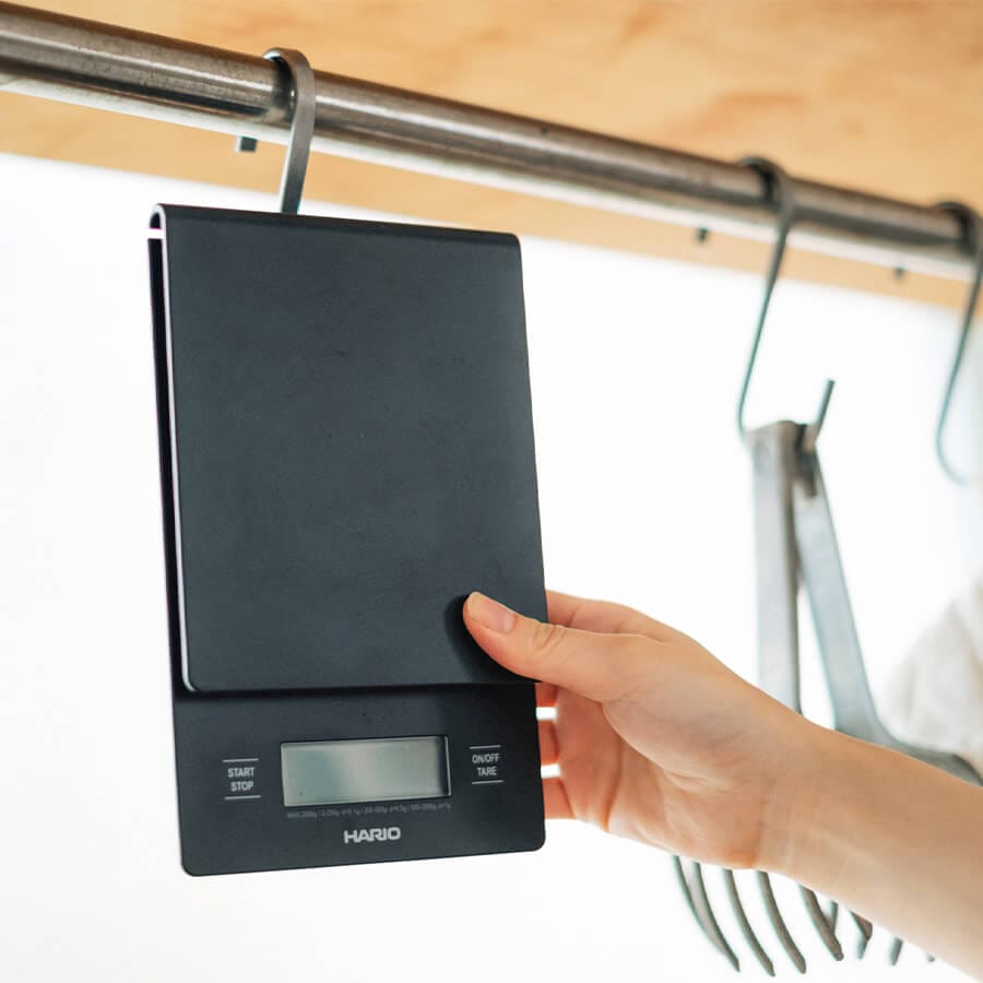 Báscula con temporizador