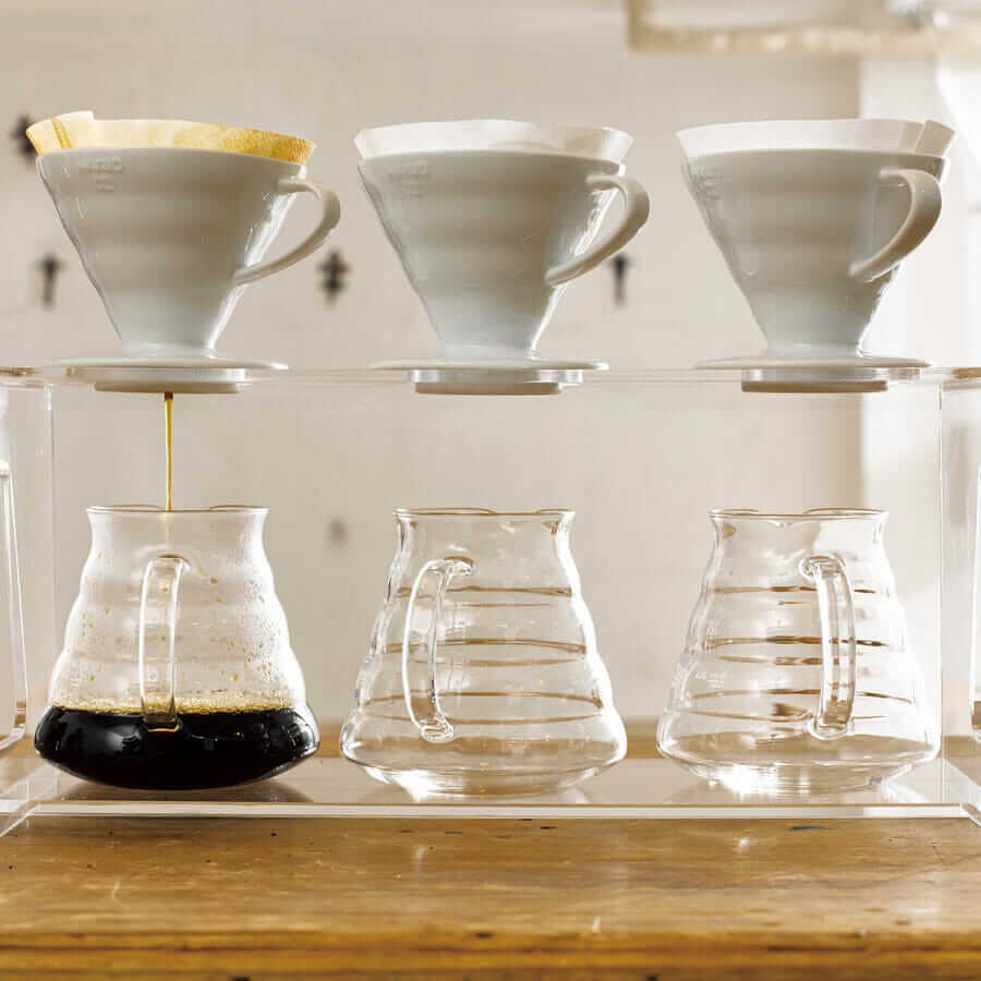 Hario V60 cerámica blanca