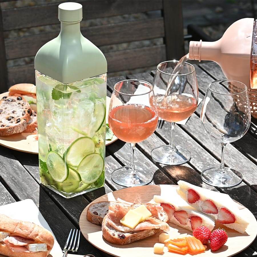 Botella de té helado