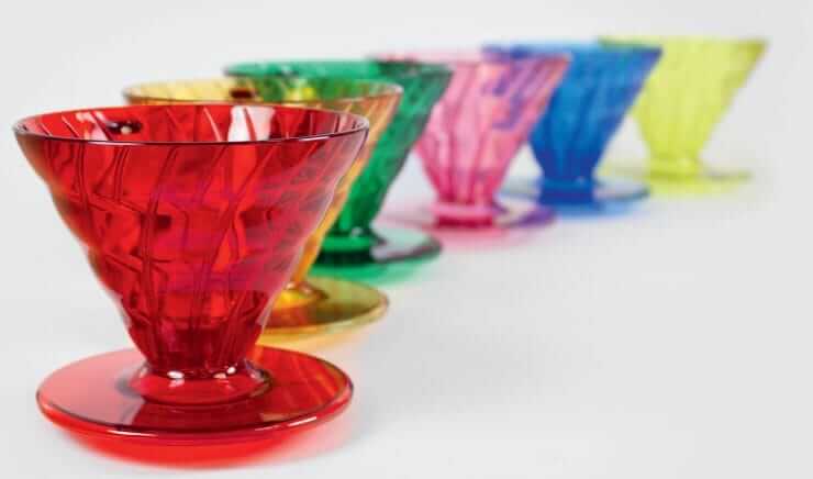 Hario V60 metacrilato colores