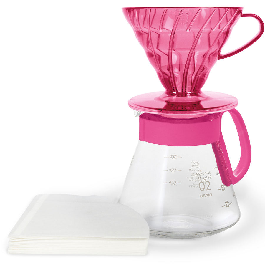 Hario V60 Dripper & Server Set colores – Profesional
