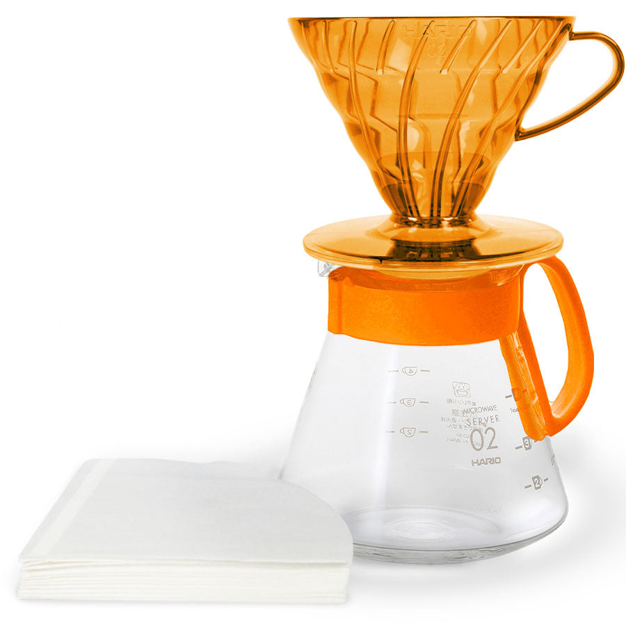 Hario V60 Dripper & Server Set colores – Profesional