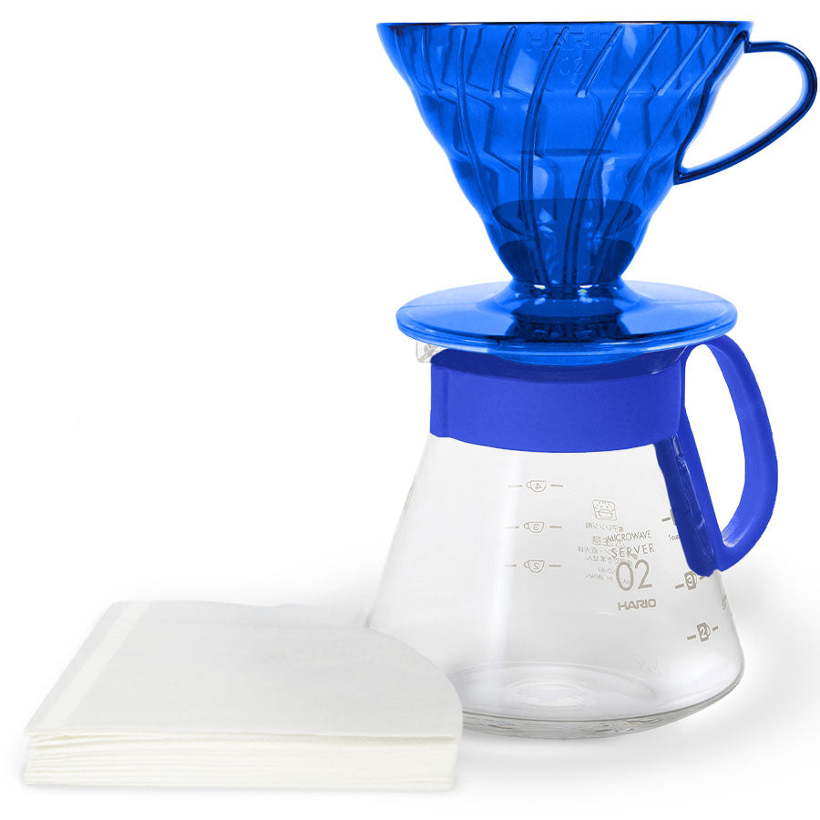 Hario V60 Dripper & Server Set colores – Profesional