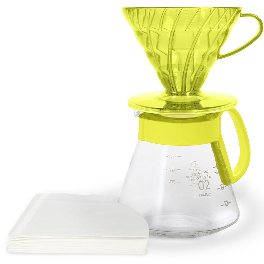 Hario V60 Dripper & Server Set colores – Profesional
