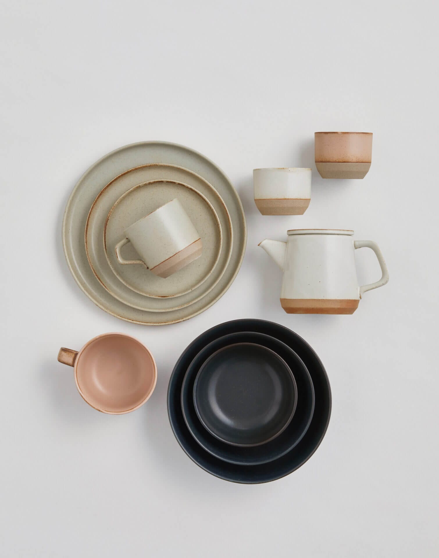 Kinto set tazas ceramic lab