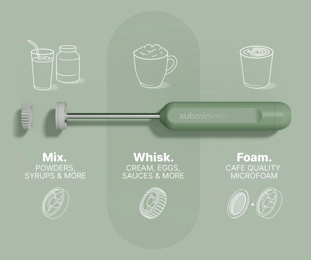 Subminimal NanoFoamer GO | Espumador de Leche Portátil