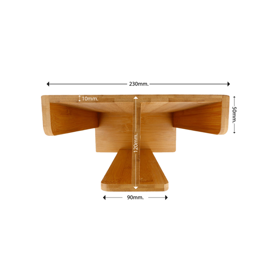 Dispensador vasos bambú