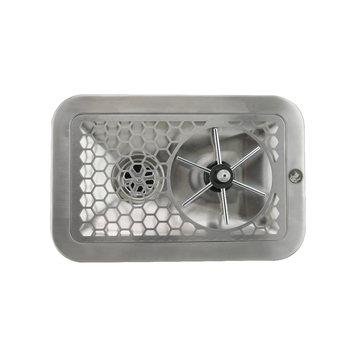 Rhino enjuagador de barra con bandeja