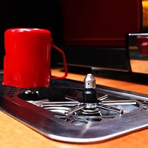 Rhino enjuagador de barra con bandeja